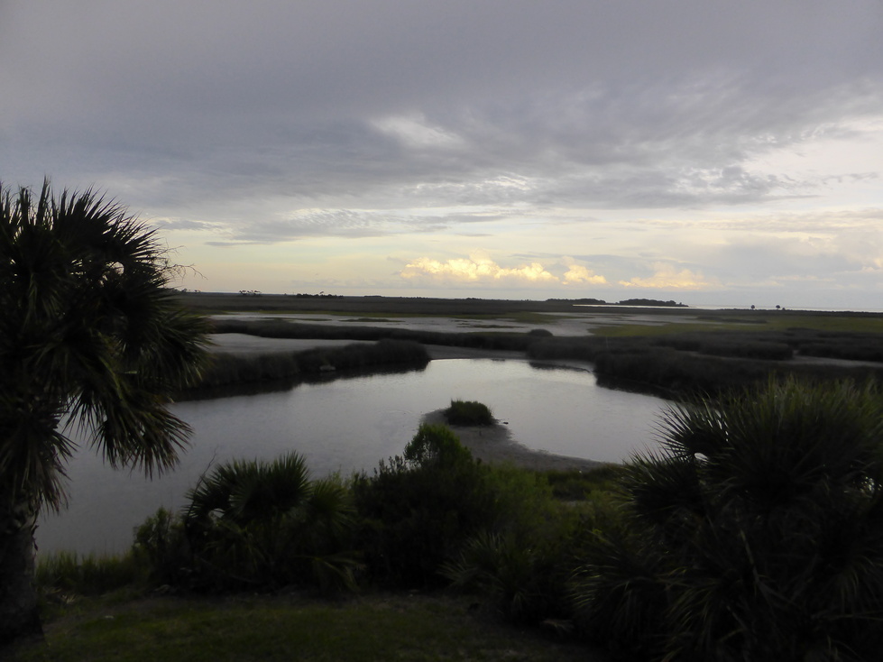 landscape of the estuary near St. Marks lighthouse