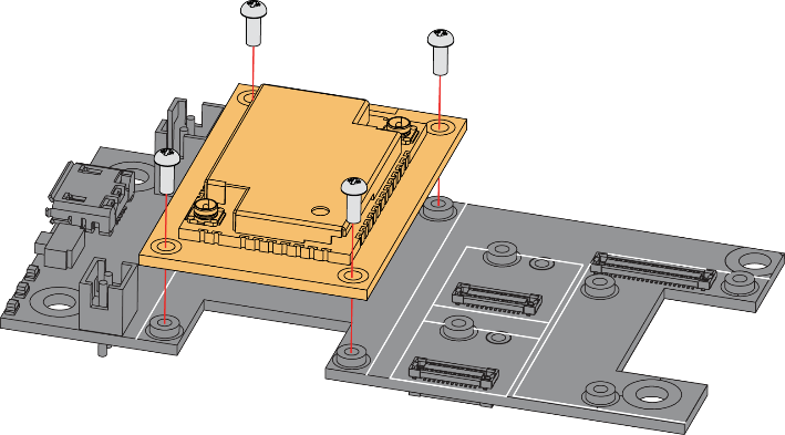 A blown up diagram of a wireless device